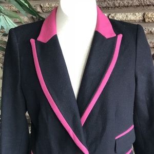 Juicy Couture Black Boyfriend Moleskin Blazer